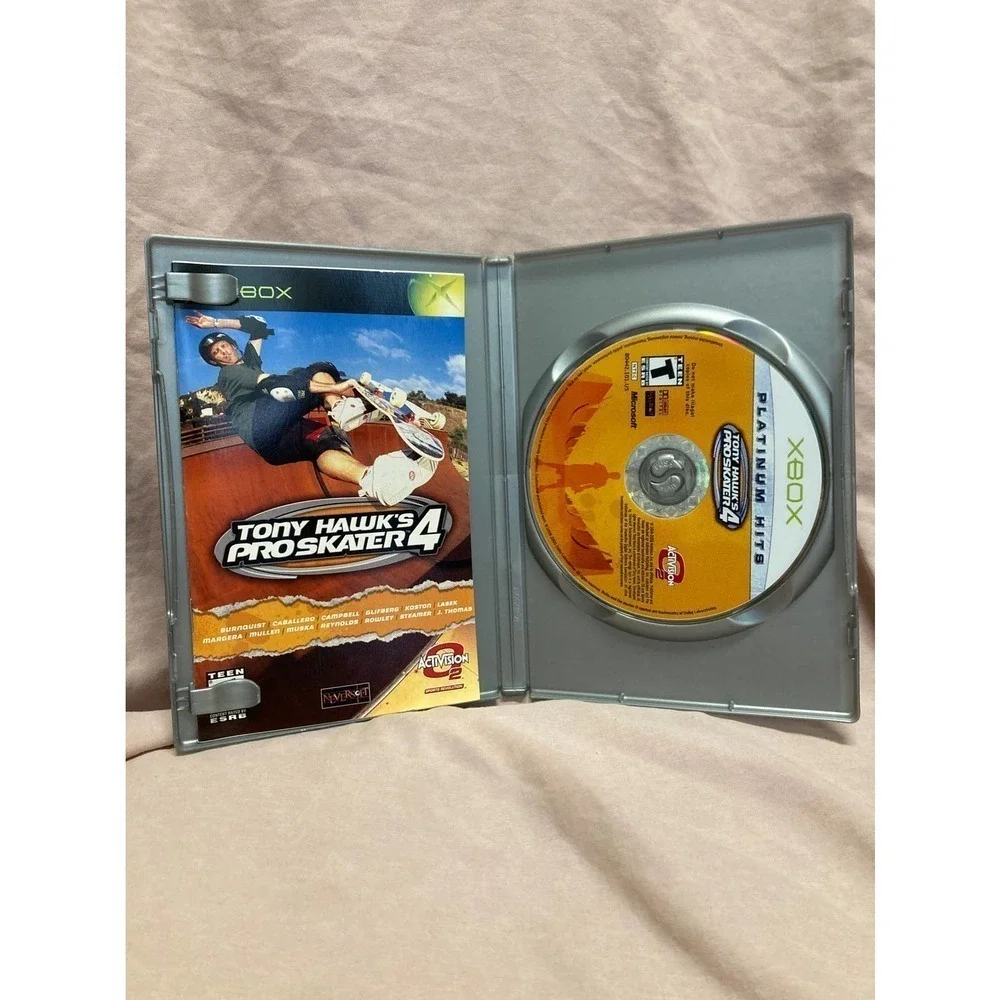 𝅺tony Hawk's Pro Skater 4 (Microsoft Xbox, 2002) CIB